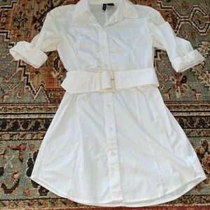 Long Belted Blouse